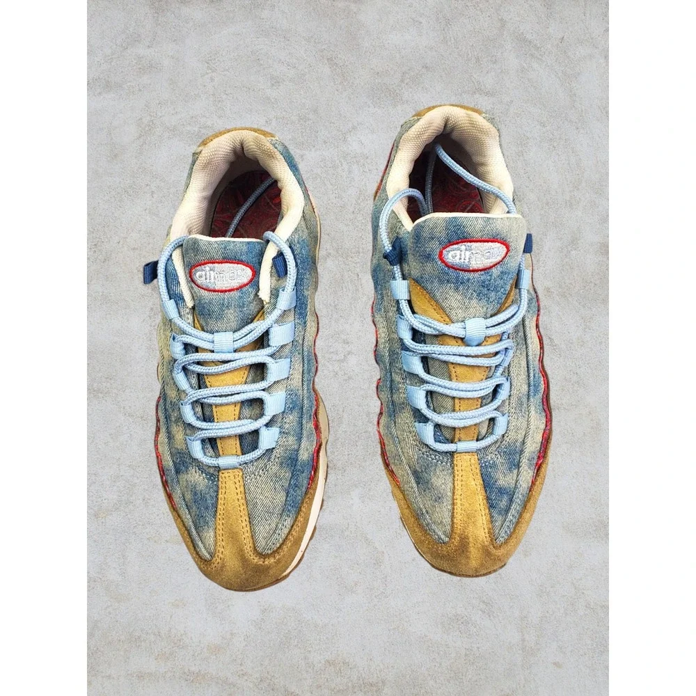 Nike Air‎ Max 95 Wild West Denim Paisley Suede Youth 7Y